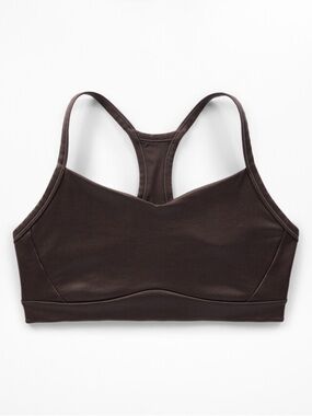 NWOT Athleta Vital Bra in Foil Shine Truffle